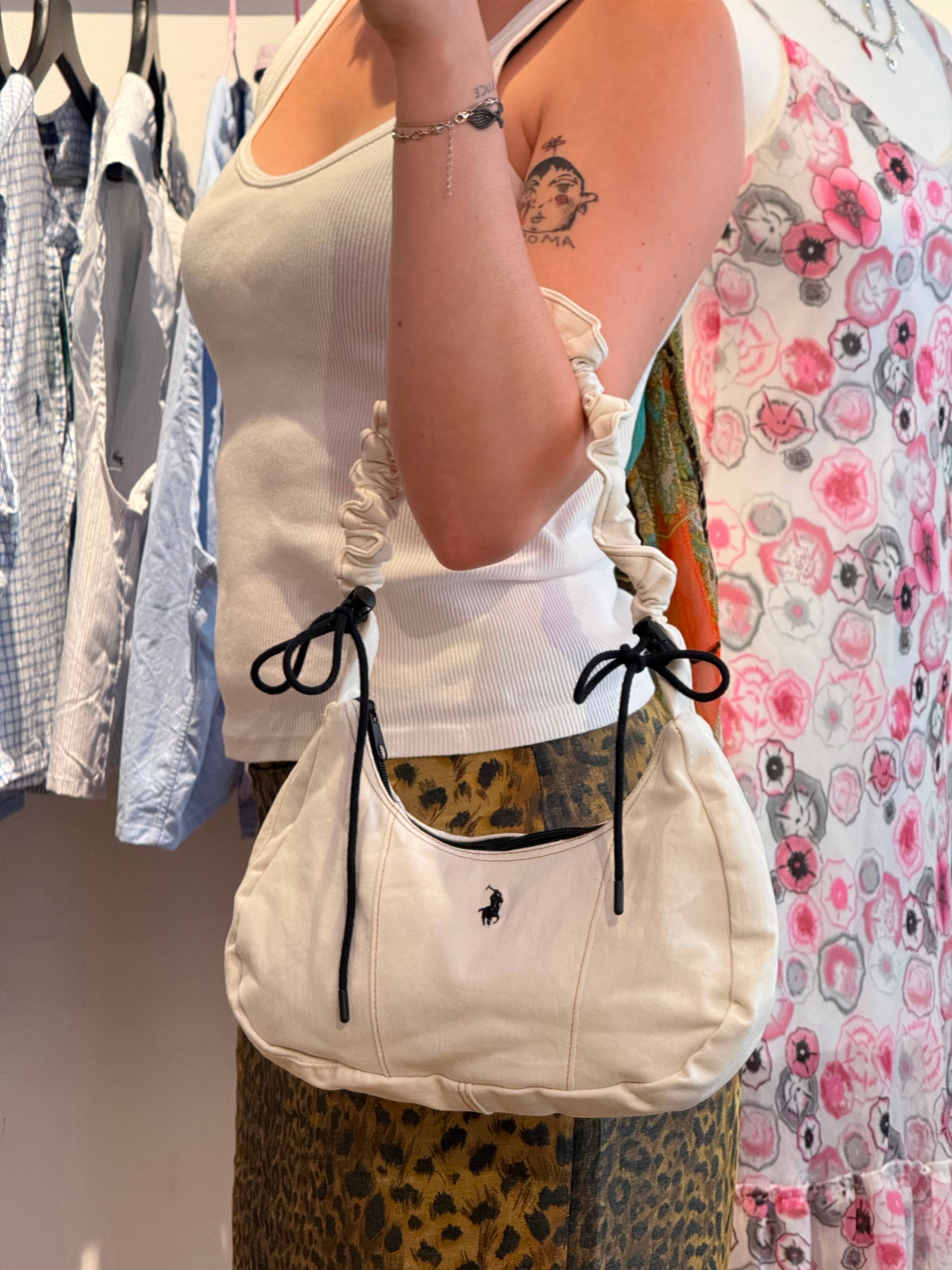 Borsa Ralph Lauren bianca