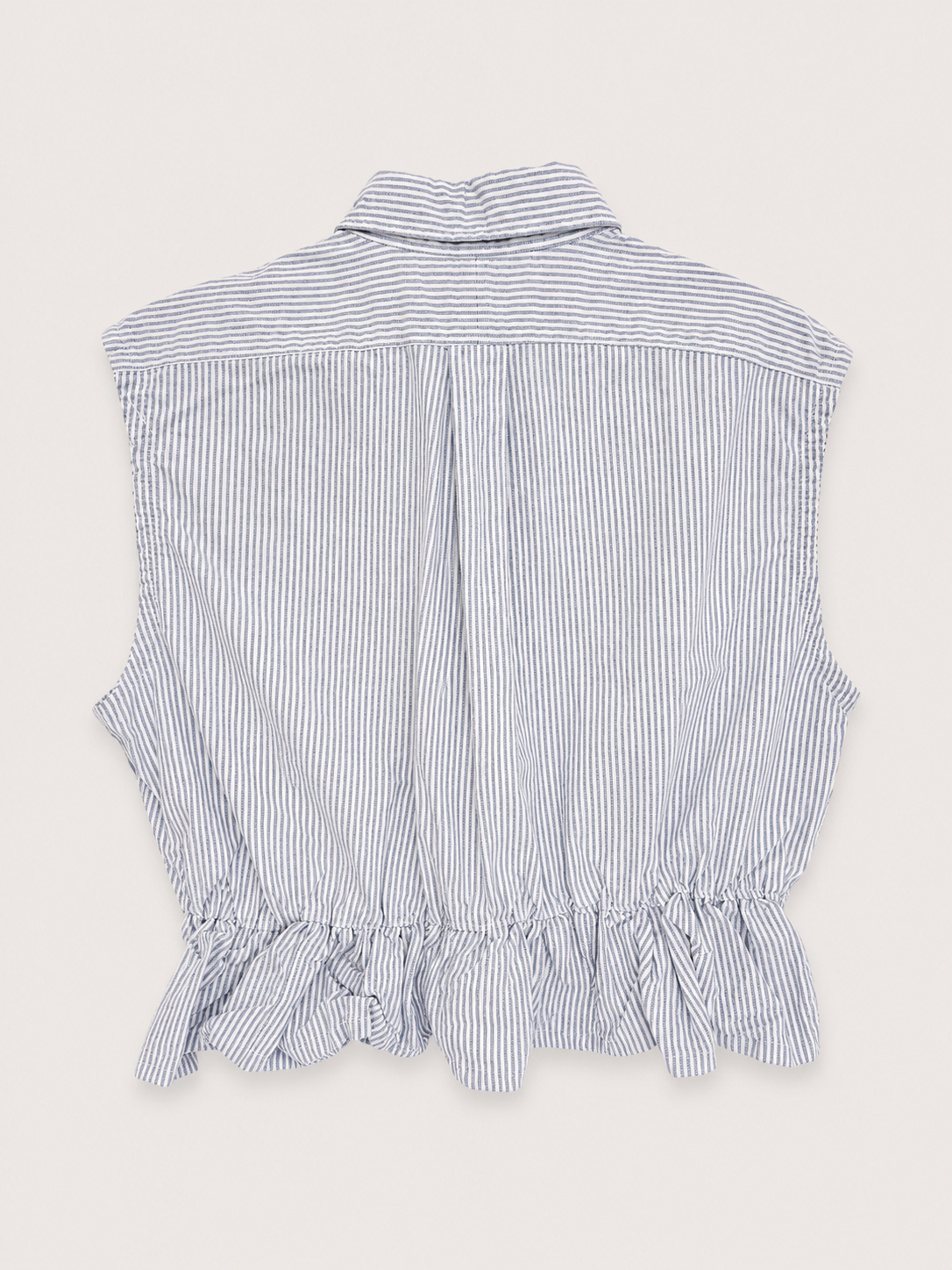 Camicia Upcycling Ralph Lauren a Righe azzurre