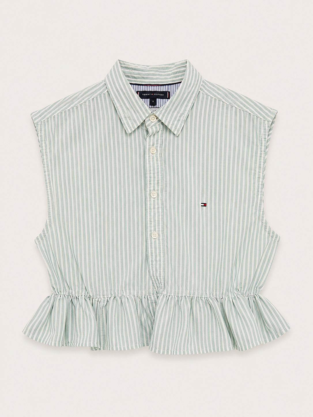 Camicia Upcycling Tommy Hilfiger Verde
