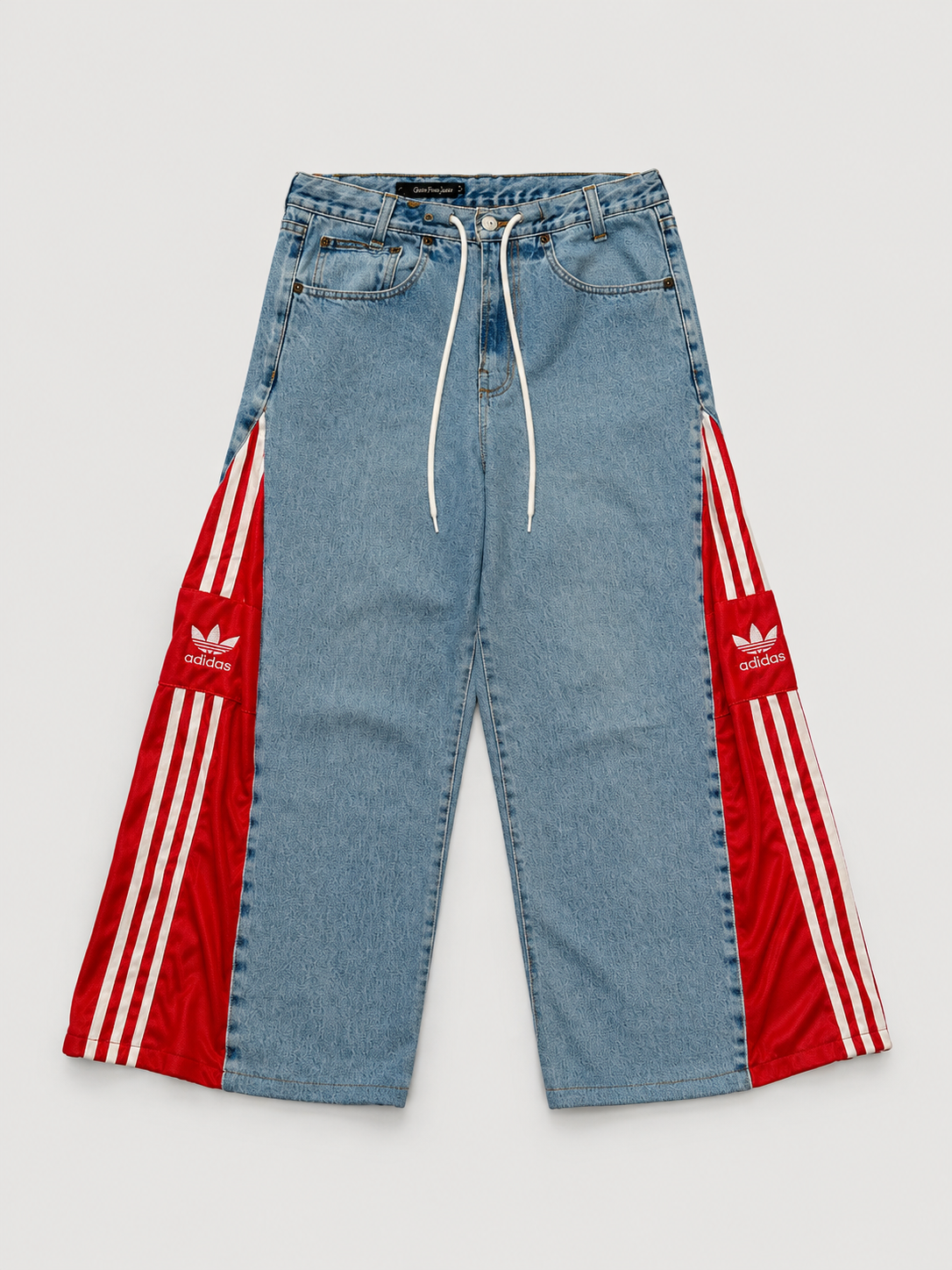 Jeans tuta Adidas rossa