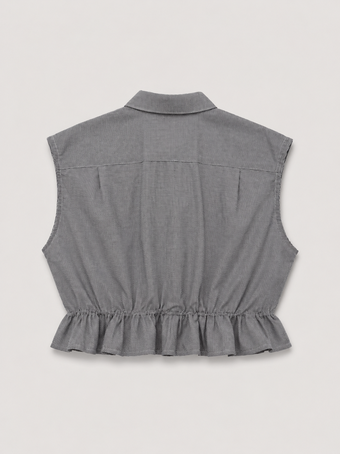 Camicia Lacoste crop upcycling