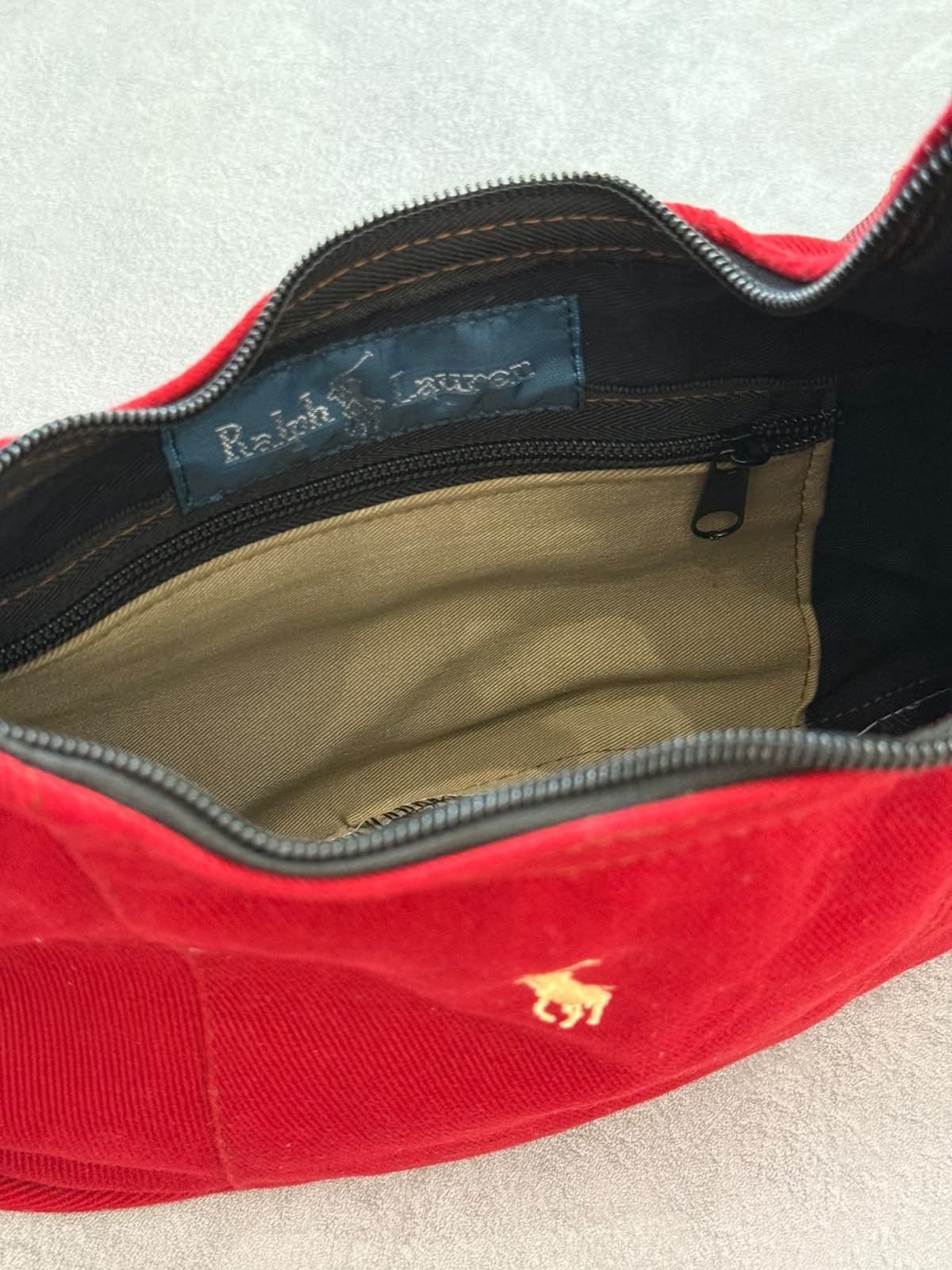 Borsa Ralph Lauren rossa