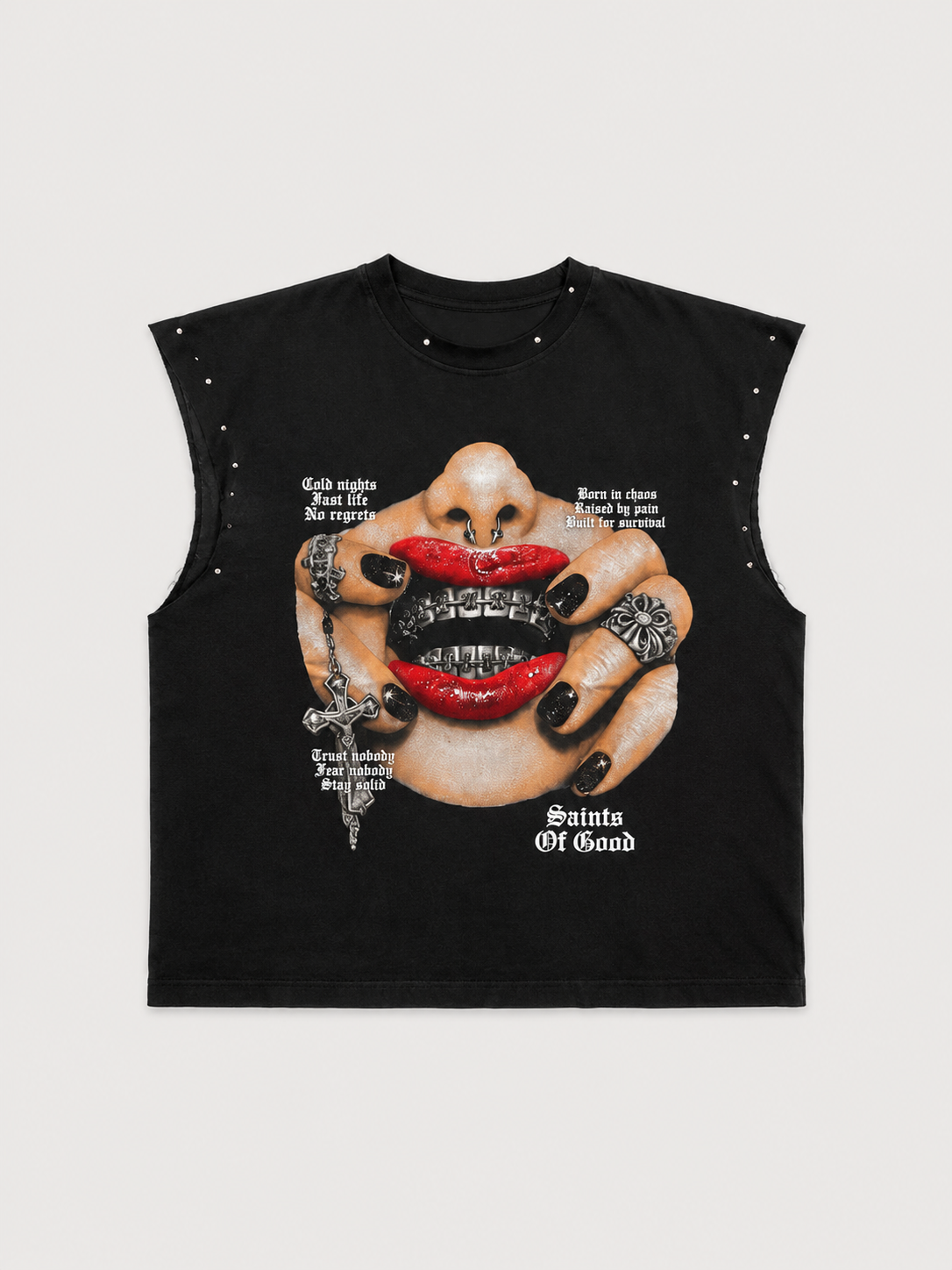 Tank Top Graphic Streetwear “Saints Of Good”