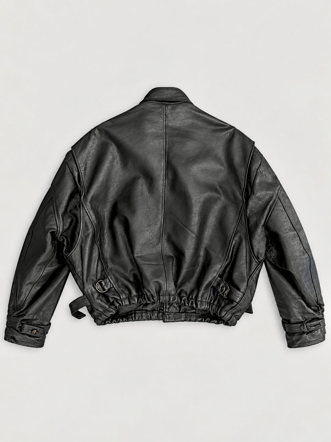 Vintage leather jacket cropped