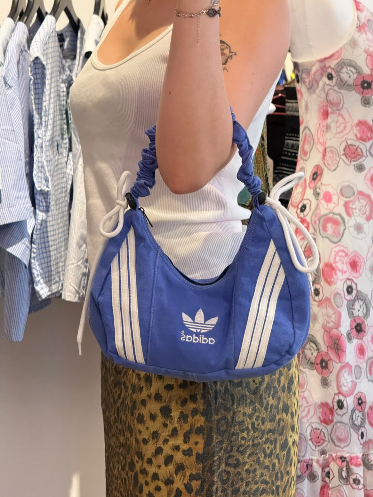 Borsa Adidas blu royal