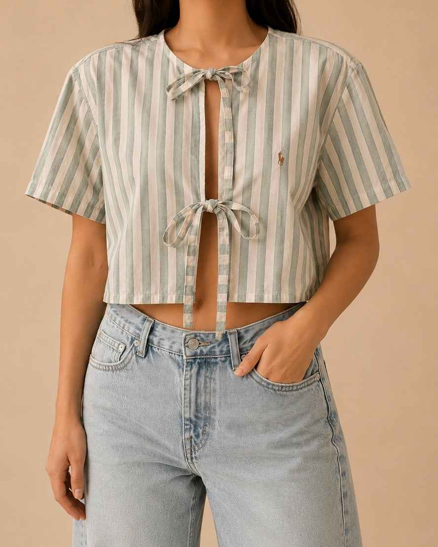 Camicia Ralph Lauren con fiocco