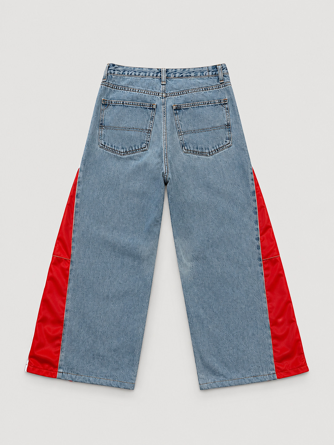 Jeans tuta Adidas rossa