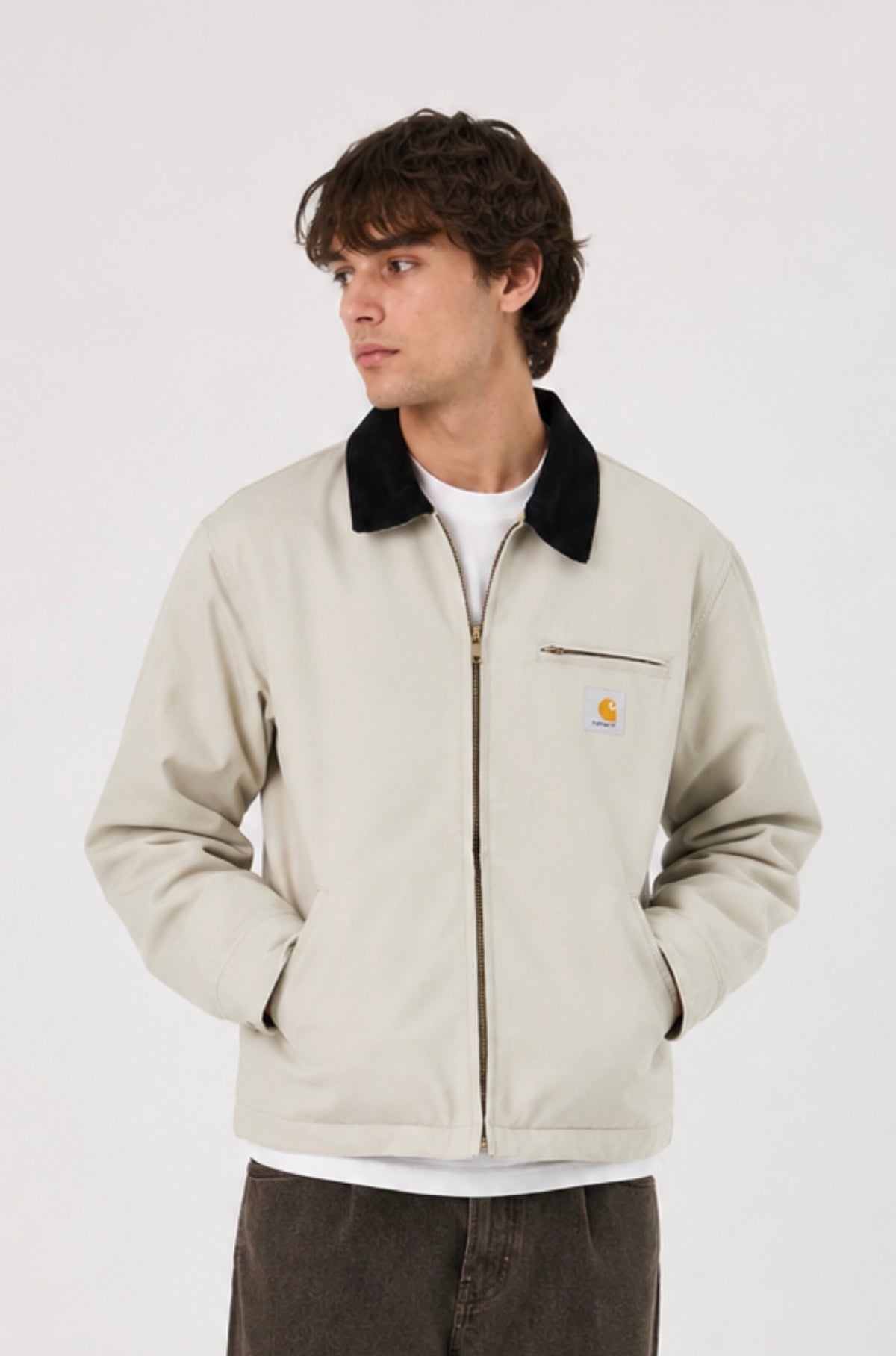 Carhartt jacket color beige chiaro