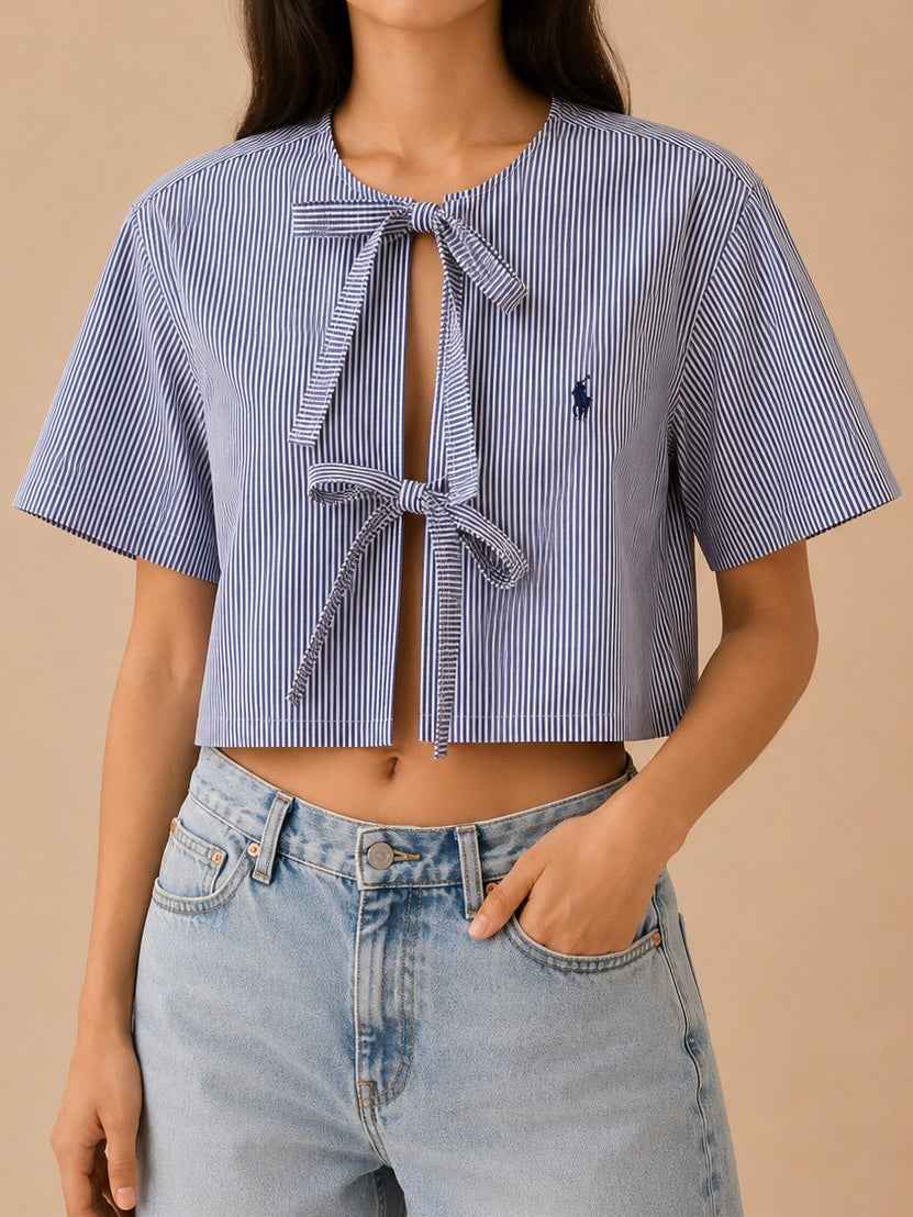 Camicia Ralph Lauren con fiocco