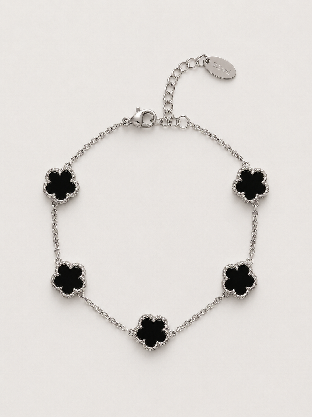 Bracciale clover silver mini
