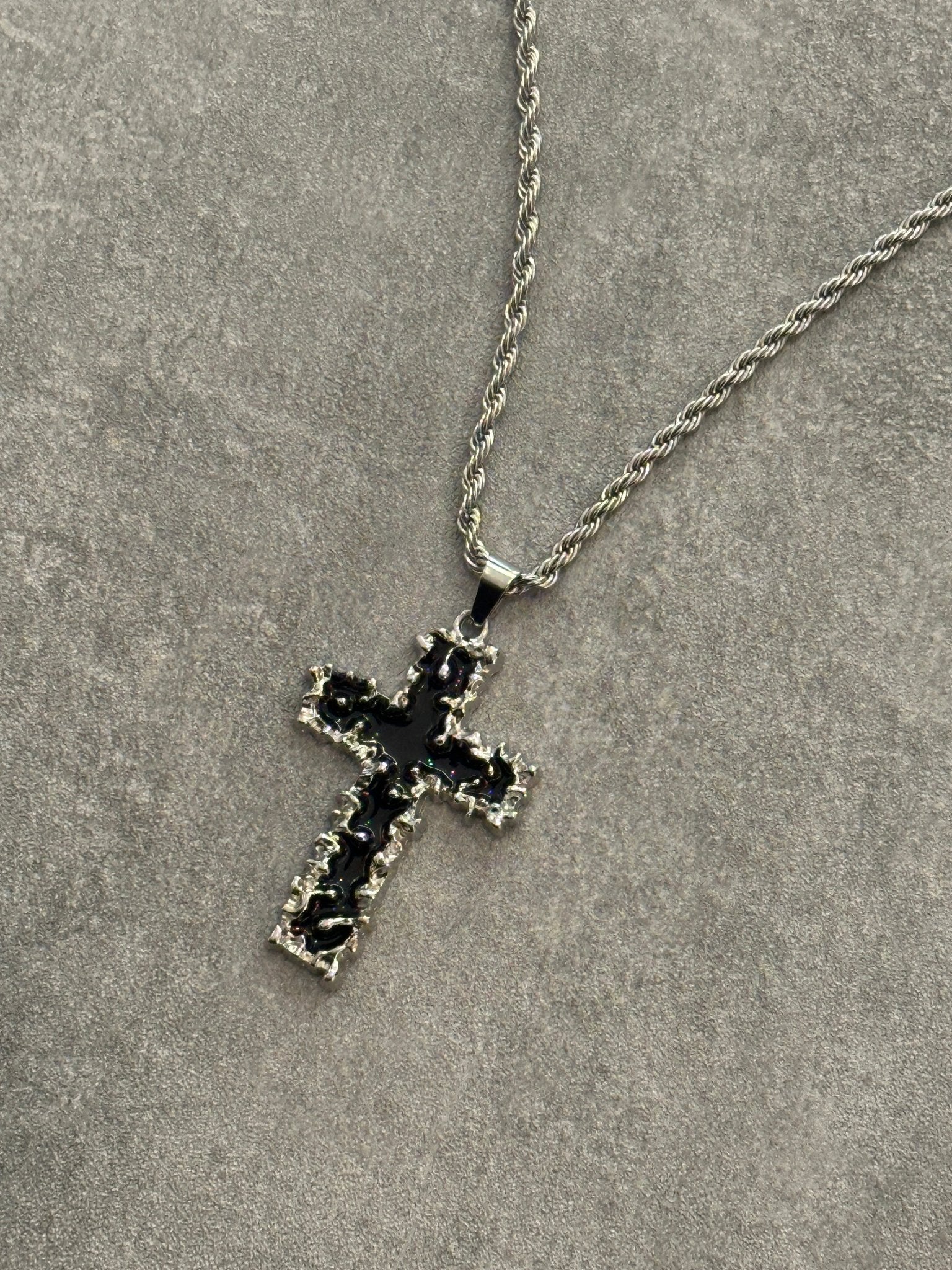 Collana croce nera | Sporty Vintage Torino