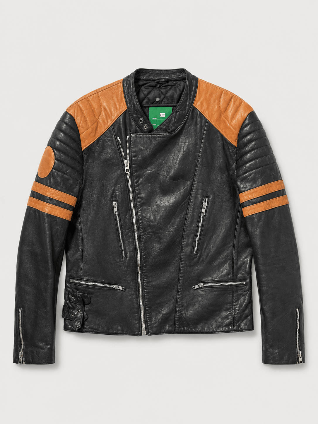 Giacca Biker Vintage in Vera Pelle | Sporty Vintage Torino