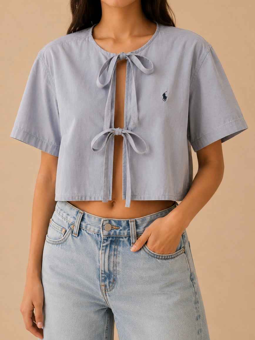 Camicia Ralph Lauren con fiocco