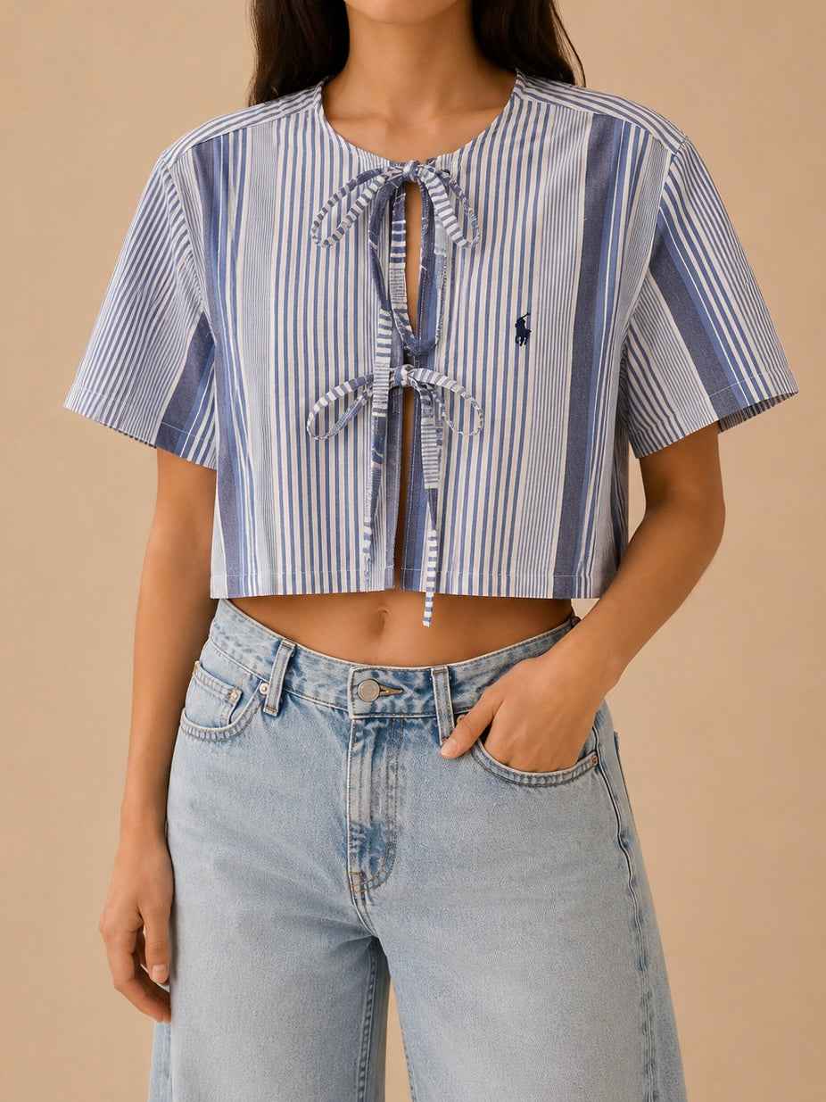 Camicia Ralph Lauren con fiocco