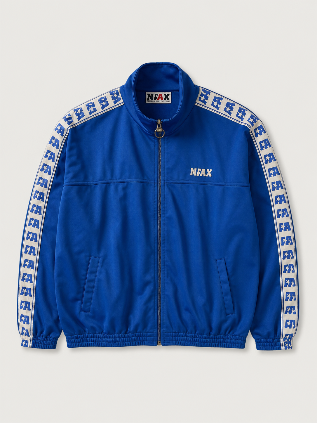 Track Jacket Vintage NFAX Blu