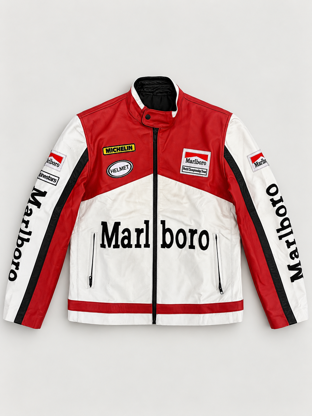 Giubbotto in vera pelle Marlboro