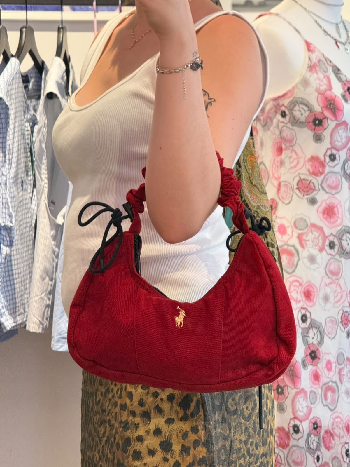 Borsa Ralph Lauren rossa