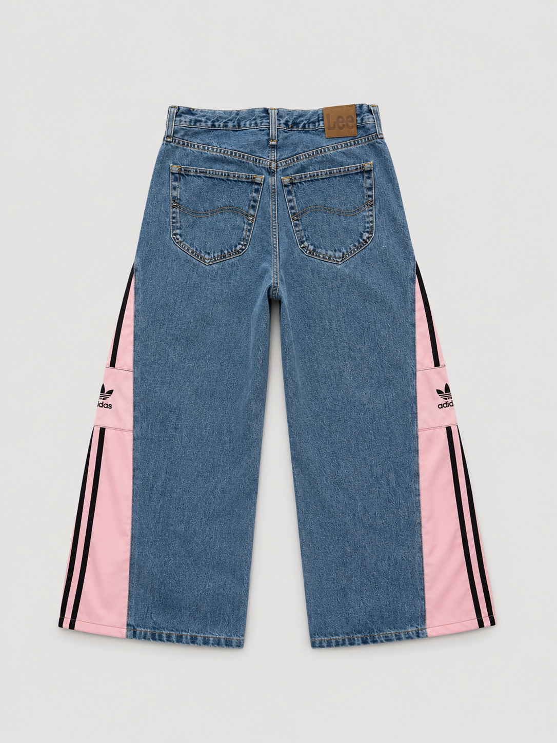 Jeans tuta Adidas rosa