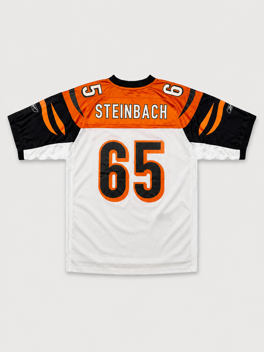 Reebok NFL Cincinnati Bengals Steinbach #65 Vintage Jersey