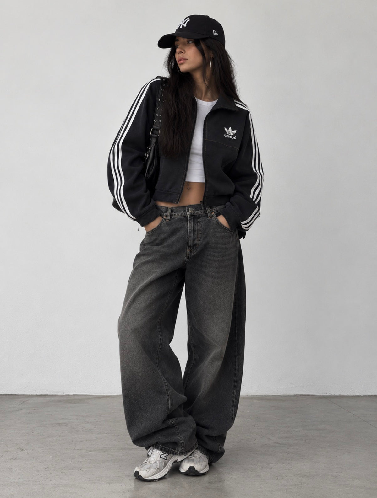 Giacca Adidas nera