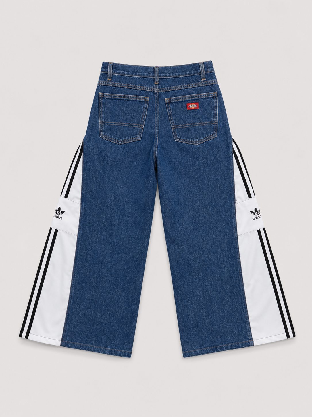 Jeans tuta Adidas bianco