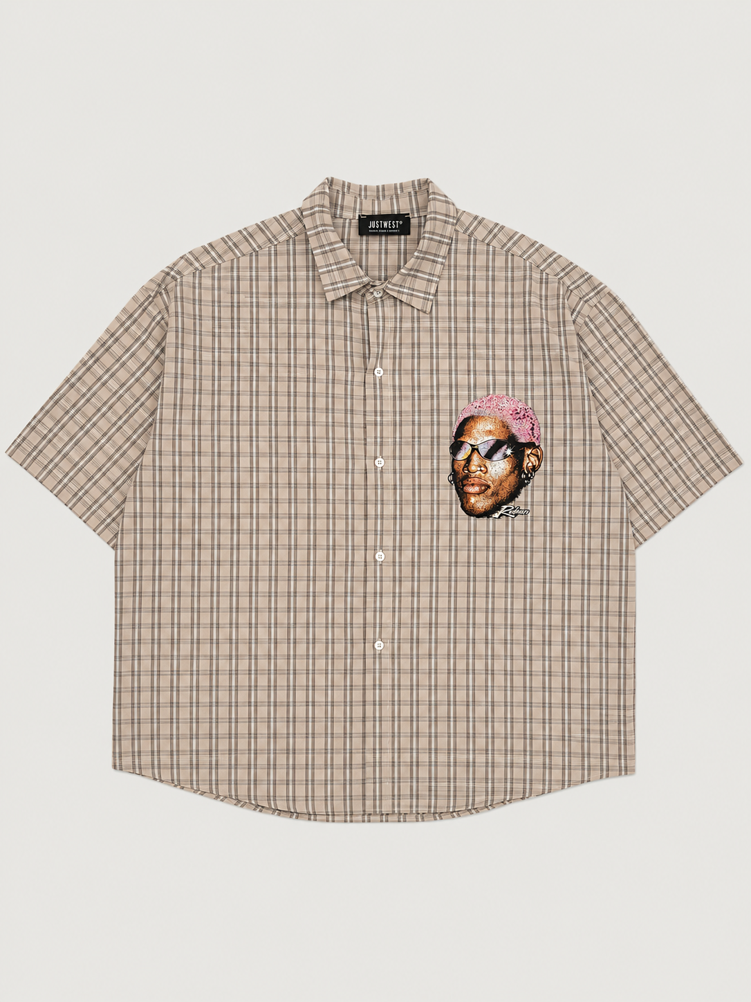 Camicia cropped fit Rodman