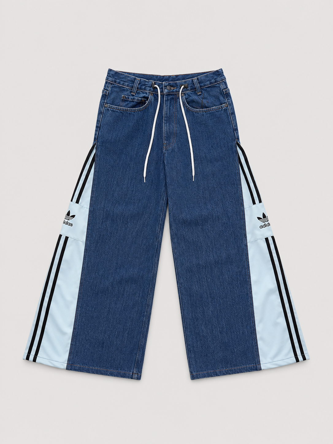 Jeans tuta Adidas celeste