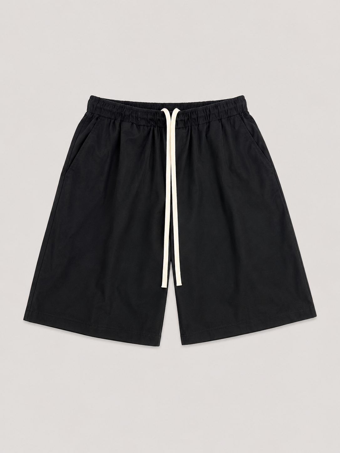 Bermuda Baggy Nero con Laccio
