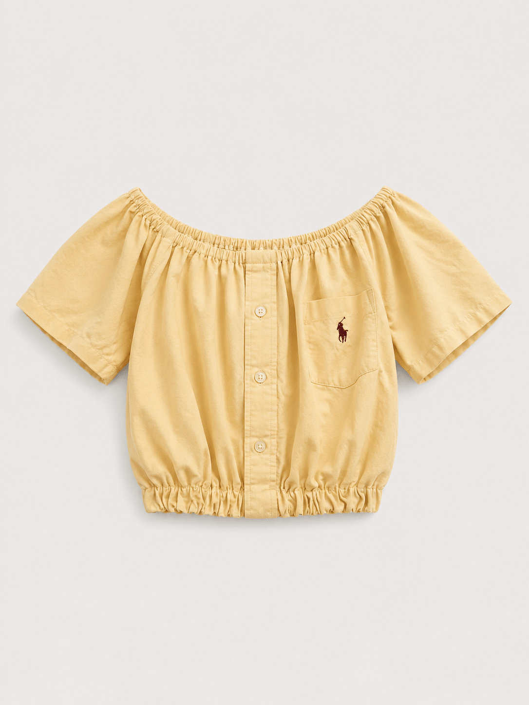 Camicia Ralph Lauren reworked gialla | Sporty Vintage Torino