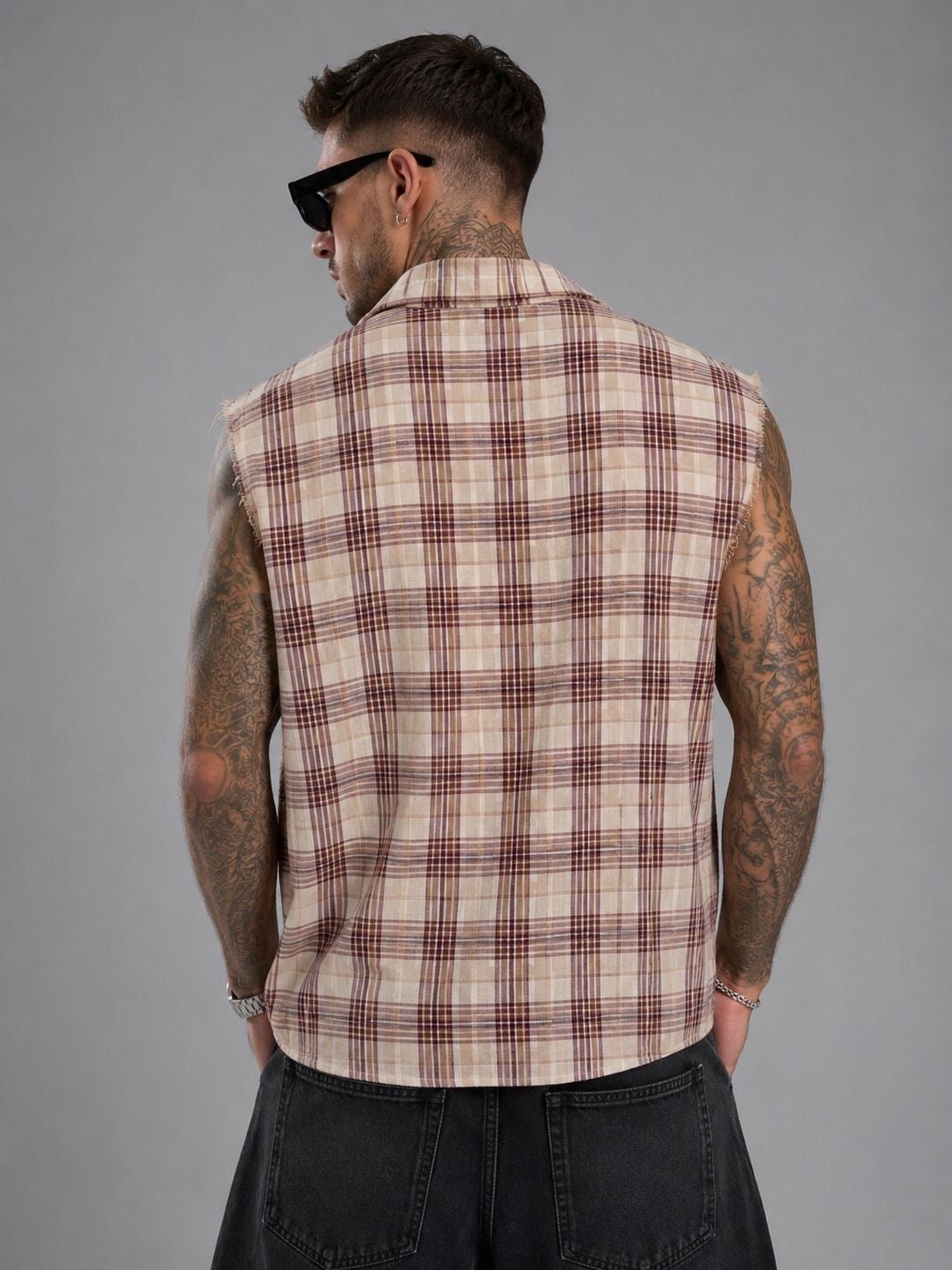 Camicia smanicata perle e strass | Sporty Vintage Torino