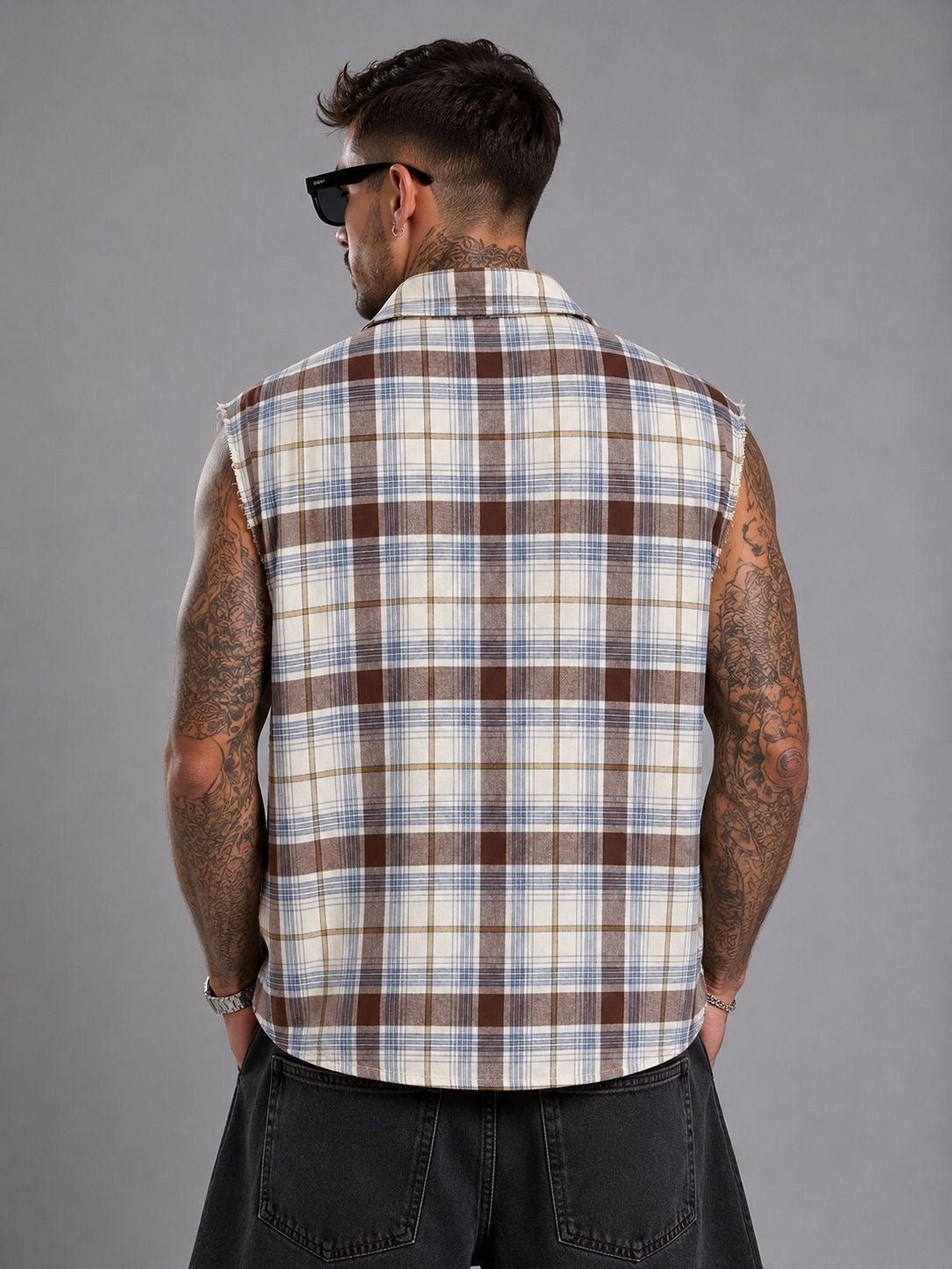Camicia smanicata perle e strass | Sporty Vintage Torino