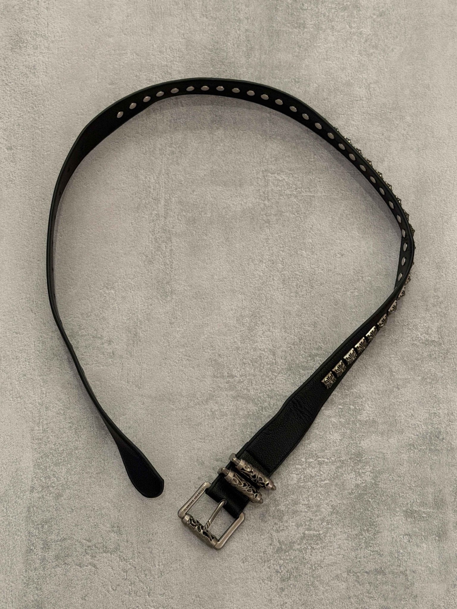 Cintura nera con borchie | Sporty Vintage Torino
