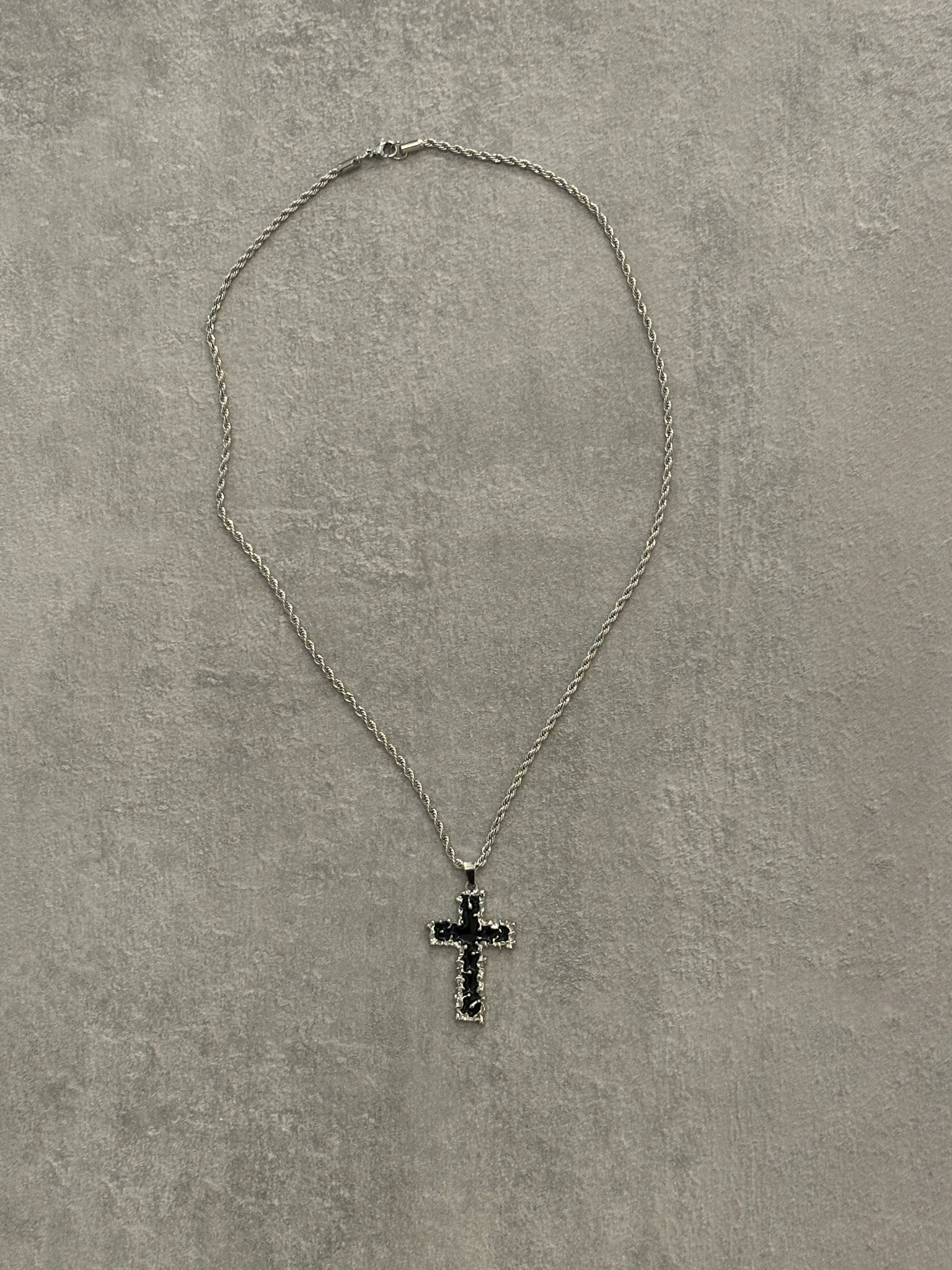 Collana croce nera | Sporty Vintage Torino