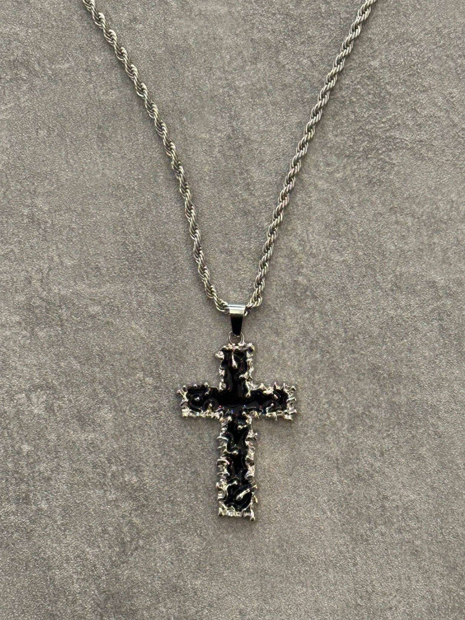 Collana croce nera | Sporty Vintage Torino